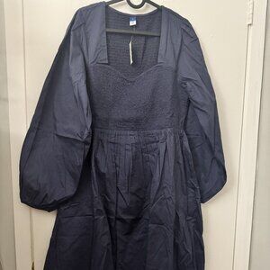 Old Navy women Fit & Flare Midi Dress